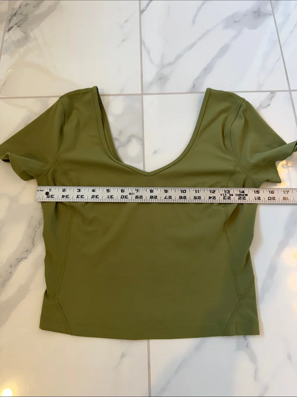 Lululemon Align Short Sleeve T-Shirt In Limited Edition Bronze Green Women’s 4